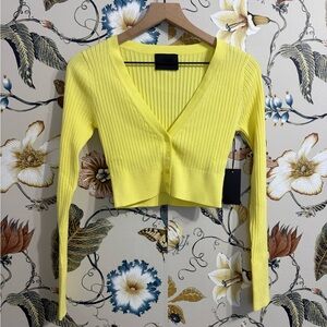 ONA Ribbed Knit Cardigan Size X Small